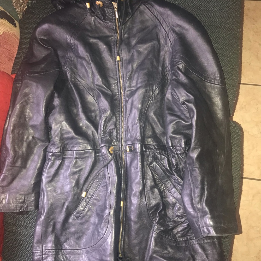 Express leather coat - Picture 2 of 5